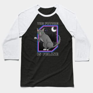 The Future is Feline Baseball T-Shirt